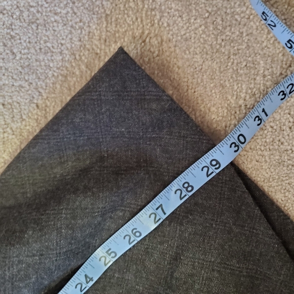 Tara Jarmon Paris Grey Plaid Strapless Pleated Stretch Mini Dress S - Picture 5 of 7